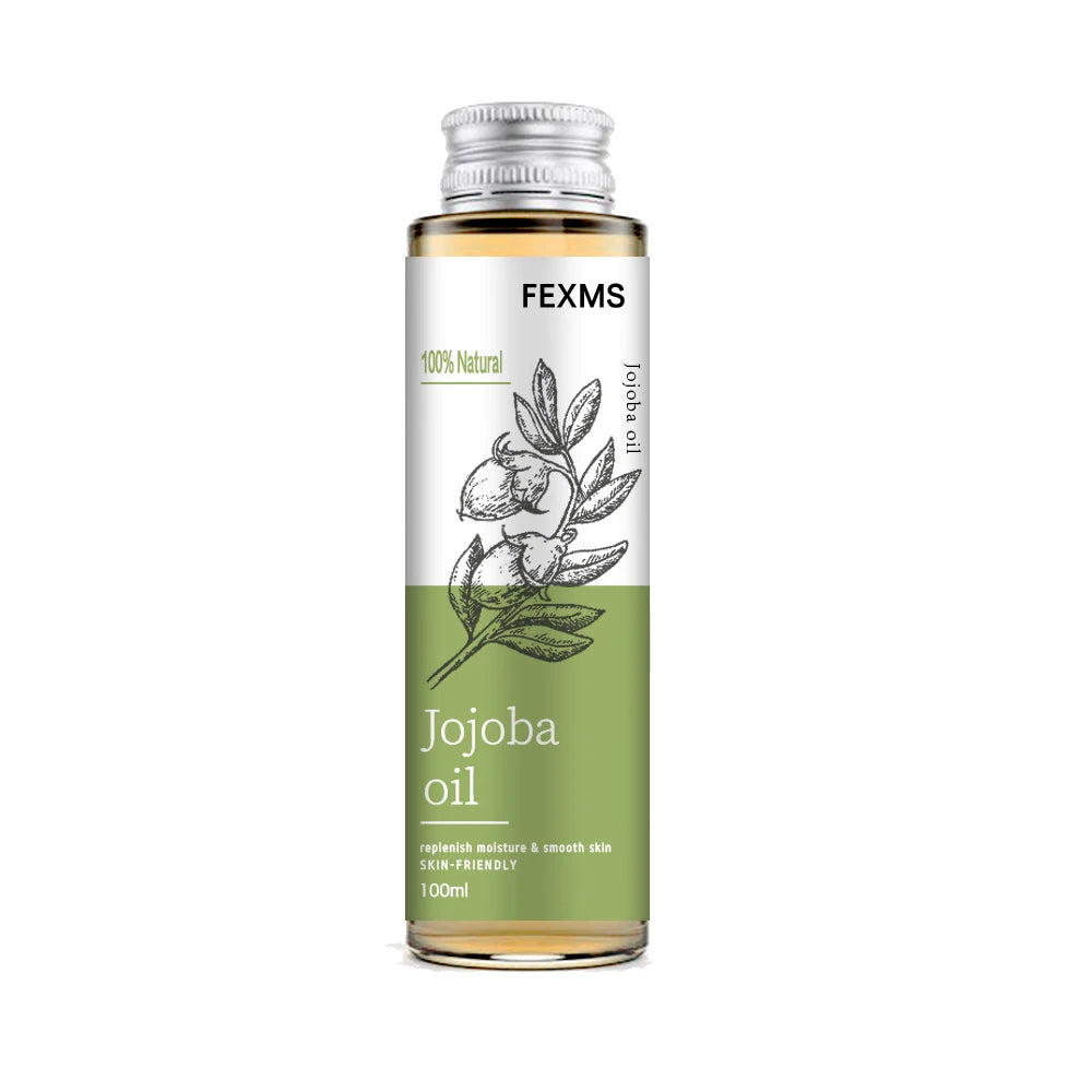 100% Pure Jojoba Oil Pure Cold Pressed Natural Unrefined Moisturizer for Skin Hair Body and Nails