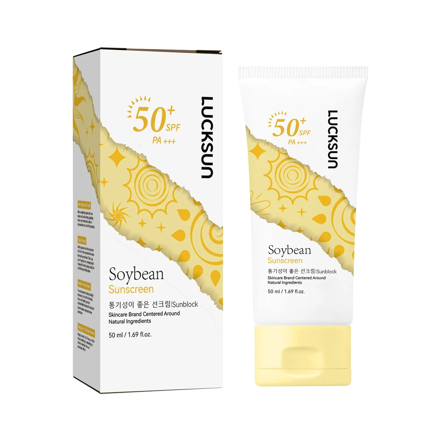 5PCS SPF50+ Sunscreen Cream Centella Strong UV Protection Water-Based Sunscreen Sun Body Facial Sunblock Moisturizing Skin Care