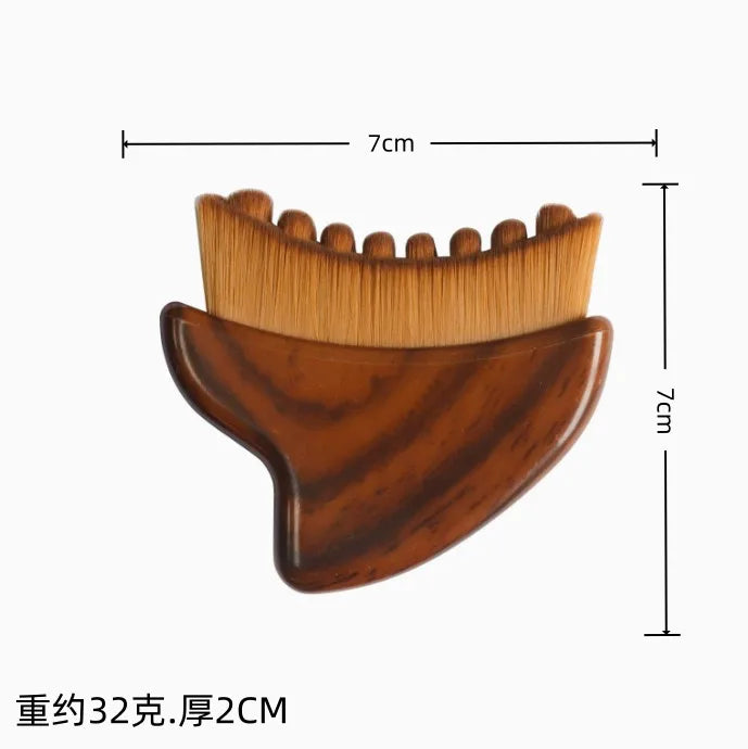 Face Sculpting Gua Sha Brush Neck Massager Lymph Drainage Tool for Jawline Lifting Facial Skin Care Beauty Device