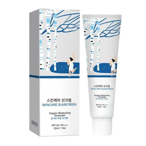5PCS SPF50+ Sunscreen Cream Centella Strong UV Protection Water-Based Sunscreen Sun Body Facial Sunblock Moisturizing Skin Care