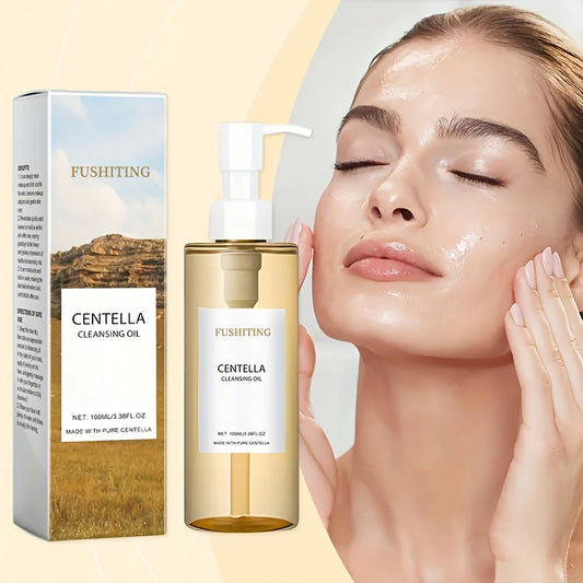 Centella Cleansing Oil 100ml-Gentle Makeup Remover for Face,Lips & Eyes,Refreshing & Lightweight,Makeup Remover Oil for All Type
