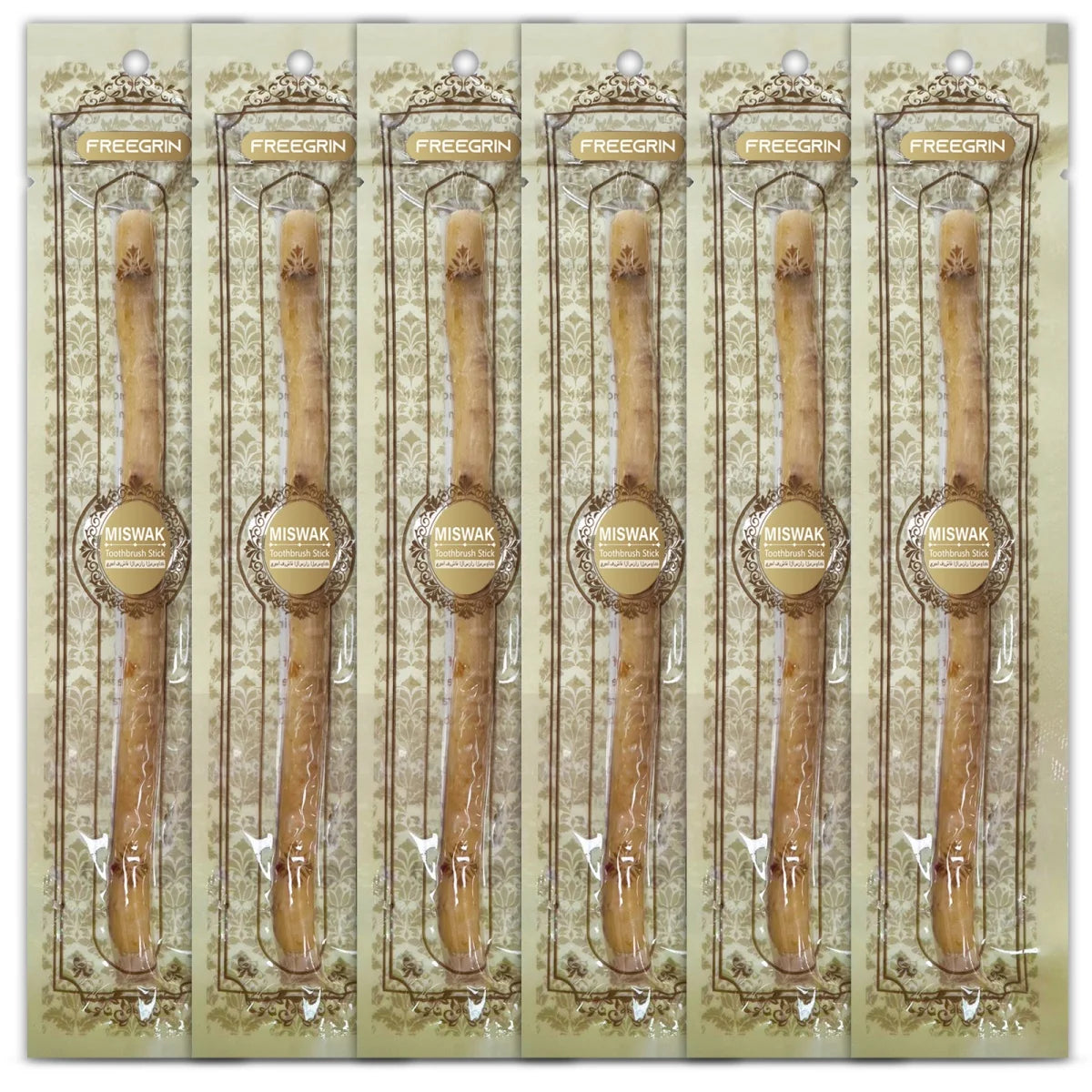 Natural Miswak Sticks Toothbrush - Vacuum Sealed Original Authentic For Healthy Gums Teeth Siwak Toothbrush Stick Chew Sticks