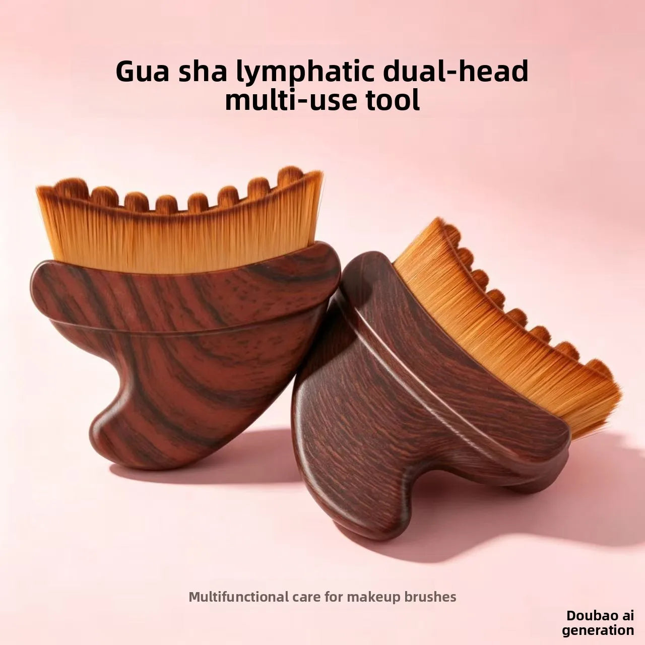 Face Sculpting Gua Sha Brush Neck Massager Lymph Drainage Tool for Jawline Lifting Facial Skin Care Beauty Device