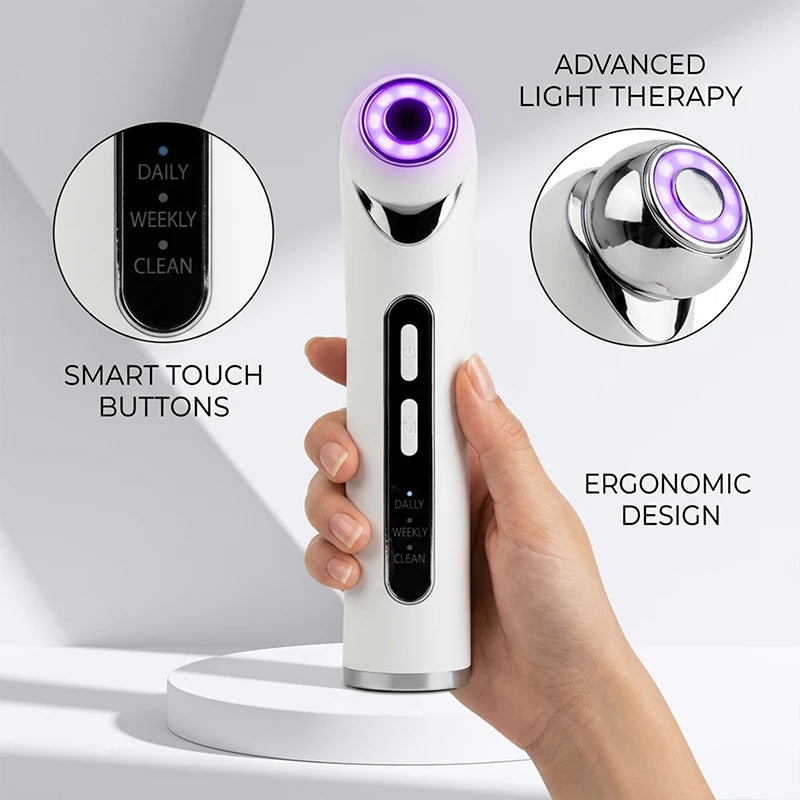 Massager High Frequency Portable Compress Facial  Vibration Face Massage Anti Aging Skin Care Tool Beauty Tech Home Devices